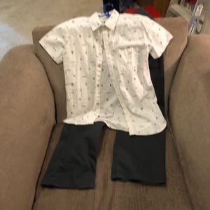 Boys Button down shirt w/pants